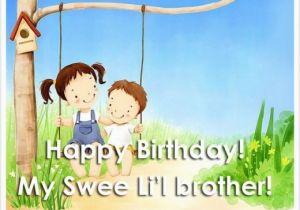 Happy Birthday Younger Brother Quotes Younger Brother Birthday Quotes Funny Quotesgram