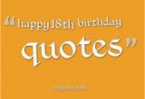 Happy Eighteenth Birthday Quotes Happy 18th Birthday Quotes Quotesgram