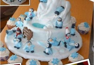 Happy Feet Birthday Decorations 1st Birthday Boy Cake Happy Feet Cookies Pinterest