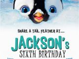 Happy Feet Birthday Decorations Happy Feet Invitation Happy Feet Birthday Happy Feet