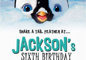 Happy Feet Birthday Decorations Happy Feet Invitation Happy Feet Birthday Happy Feet