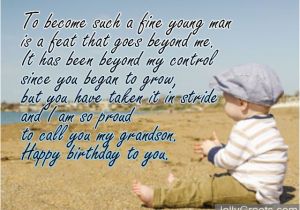 Happy First Birthday Quotes for Grandson Birthday Poems for Grandson