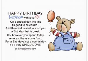 Happy First Birthday Quotes for Nephew Write Happy Birthday Nephew Wishes In A Card