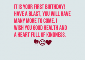 Happy First Birthday son Quotes 35 Happy First Birthday Wishes Wishesgreeting