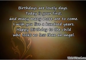 Happy First Birthday son Quotes Happy 1st Birthday Wishes Quotes Quotesgram