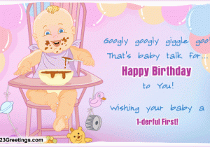 Happy First Birthday to My Baby Boy Quotes Cute First Birthday Quotes Quotesgram