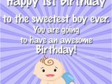 Happy First Birthday to My Baby Boy Quotes Happy 1st Birthday Wishes for Baby Girls and Boys