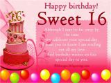 Happy Sweet 15 Birthday Quotes Birthday Wishes for Sixteen Year Old Wishes Greetings