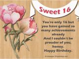 Happy Sweet 16 Birthday Quotes Sister 16th Birthday Wishes 365greetings Com