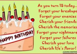 Happy Sweet 18 Birthday Quotes 18th Birthday Wishes for son or Daughter Messages From