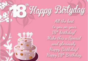 Happy Sweet 18 Birthday Quotes Birthday Wishes Greetings for Eighteen Year Old son