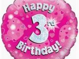 Happy Third Birthday Banner Happy 3rd Birthday Quotes for Little Girls Quotesgram