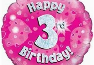 Happy Third Birthday Banner Happy 3rd Birthday Quotes for Little Girls Quotesgram