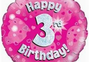 Happy Third Birthday Banner Happy 3rd Birthday Quotes for Little Girls Quotesgram