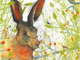 Hare Birthday Cards Hare Greeting Card