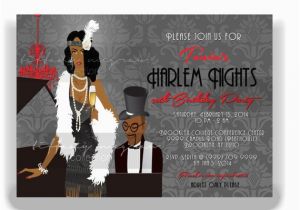 Harlem Nights Birthday Invitations Harlem Nights Ii by Tiffanymcgraw On Etsy