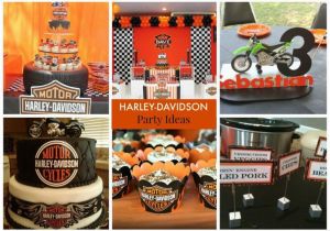 Harley Davidson Birthday Decorations 17 Best Images About Harley Davidson Party Ideas for Young