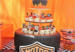 Harley Davidson Birthday Decorations Harley Davidson Birthday Party Ideas Photo 8 Of 27