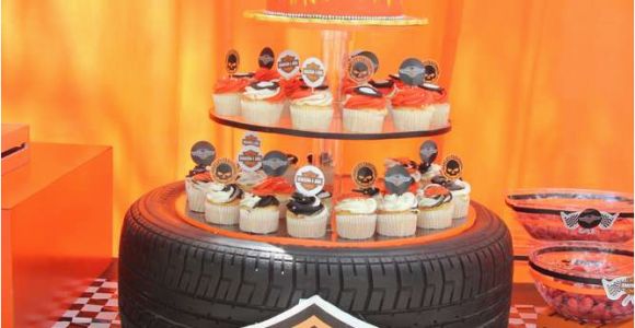 Harley Davidson Birthday Decorations Harley Davidson Birthday Party Ideas Photo 8 Of 27