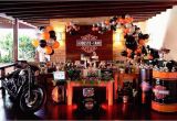 Harley Davidson Birthday Decorations Kara 39 S Party Ideas Harley Davidson Birthday Party Kara 39 S