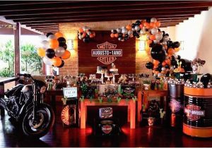 Harley Davidson Birthday Decorations Kara 39 S Party Ideas Harley Davidson Birthday Party Kara 39 S