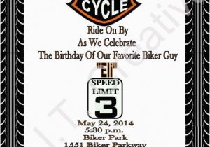 Harley Davidson Birthday Invitations 29 Best Party theme Harley Davidson Images On Pinterest