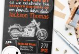 Harley Davidson Birthday Invitations Harley Davidson Birthday Party Invitation Chalkboard