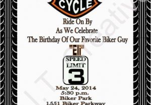 Harley Davidson Birthday Party Invitations 29 Best Party theme Harley Davidson Images On Pinterest