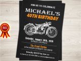 Harley Davidson Birthday Party Invitations Harley Davidson Birthday Party Invitation 40th 50th 60th