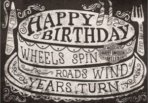 Harley Davidson Happy Birthday Cards Genuine Harley Davidson Roll On Birthday Card Ebay