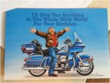 Harley Davidson Happy Birthday Cards Vintage Harley Davidson Birthday Card and Envelope Hd