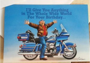 Harley Davidson Happy Birthday Cards Vintage Harley Davidson Birthday Card and Envelope Hd