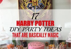 Harry Potter Birthday Decoration Ideas 17 Harry Potter Diy Party Ideas that are Basically Magic