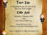 Harry Potter Birthday Invitation Cards Baby Shower Invitation Templates Harry Potter Baby Shower