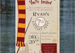 Harry Potter Birthday Invitation Cards Birthday Invitation Templates Harry Potter Birthday