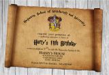 Harry Potter Birthday Invitation Cards Free Harry Potter Papyrus Style Birthday Invitation Psd