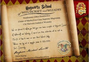 Harry Potter Birthday Invitation Cards Harry Potter Birthday Invitation Wording
