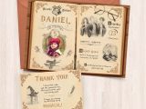 Harry Potter Birthday Invitation Cards Printable Harry Potter Birthday Invitation with Photo with