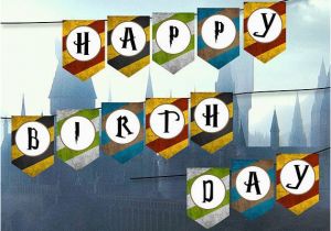 Harry Potter Happy Birthday Banner Printable Free Harry Potter Happy Birthday Banner Harry Potter Party