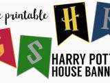 Harry Potter Happy Birthday Banner Printable Free Harry Potter House Banners Free Printable Paper Trail Design