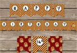 Harry Potter Happy Birthday Banner Printable Free Harry Potter Inspired Happy Birthday Banner Diy Harry