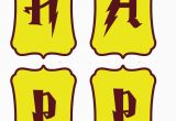 Harry Potter Happy Birthday Banner Printable Free once More with Feeling Harry Potter Party Diy