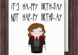 Harry Potter Happy Birthday Quotes Levi O Sa Harry Potter Birthday Card by