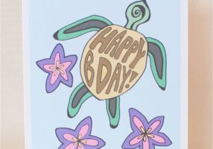 Hawaiian Birthday Card Greetings Hawaiian Sea Turtle Birthday Card Hawaiian Birthday Card