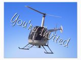 Helicopter Birthday Card Helicopter Party Invitations Helicopter Rsvp Card Zazzle