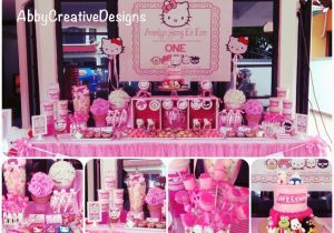 Hello Kitty 1st Birthday Decorations Hello Kitty theme 1st Birthday Party Its More Than Just