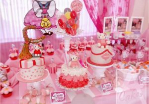 Hello Kitty 1st Birthday Decorations Hello Kitty theme Party Eannah S 1st Birthday Leene D