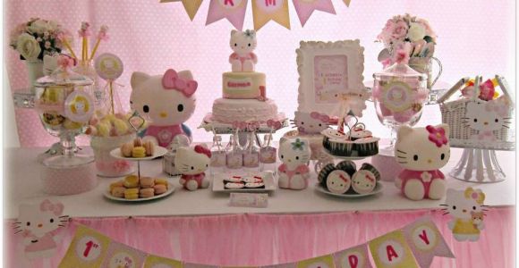 Hello Kitty 1st Birthday Decorations Sweet Hello Kitty Birthday Quot Carmen 39 S Sweet 1st Birthday