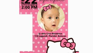 Hello Kitty 1st Birthday Invitations F1 Digital Scrapaholic Hello Kitty 1st Birthday 2 Page