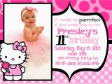 Hello Kitty 1st Birthday Invitations Hello Kitty 1st Birthday Invitations